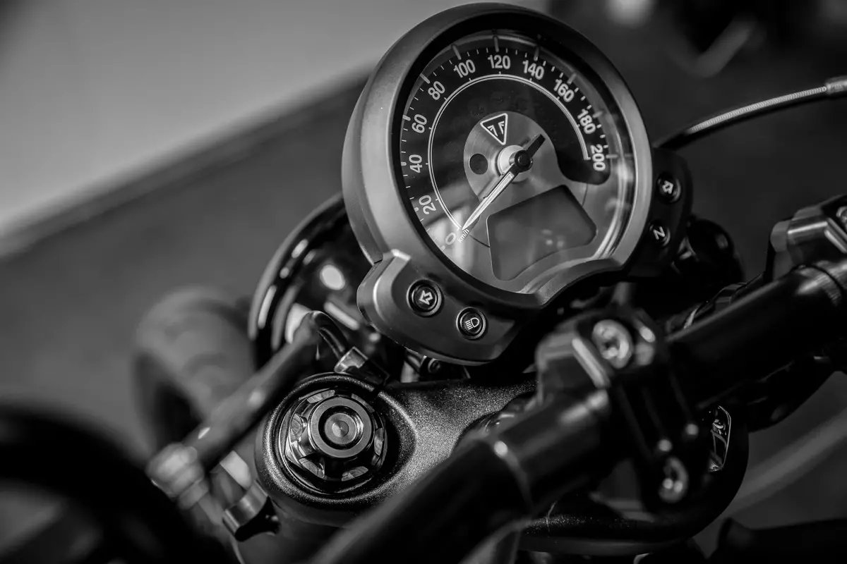 Wunderkind Custom Fork Tube Caps - Triumph Bobber Black - 47Mm 1