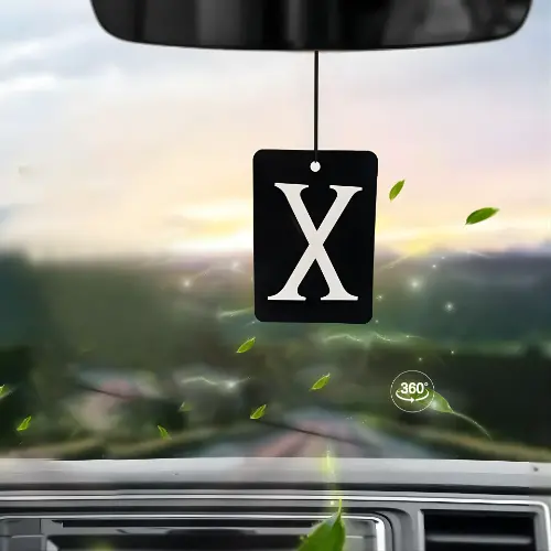 X Car Hanging Perfumed Air Freshener Card Long Lasting 1