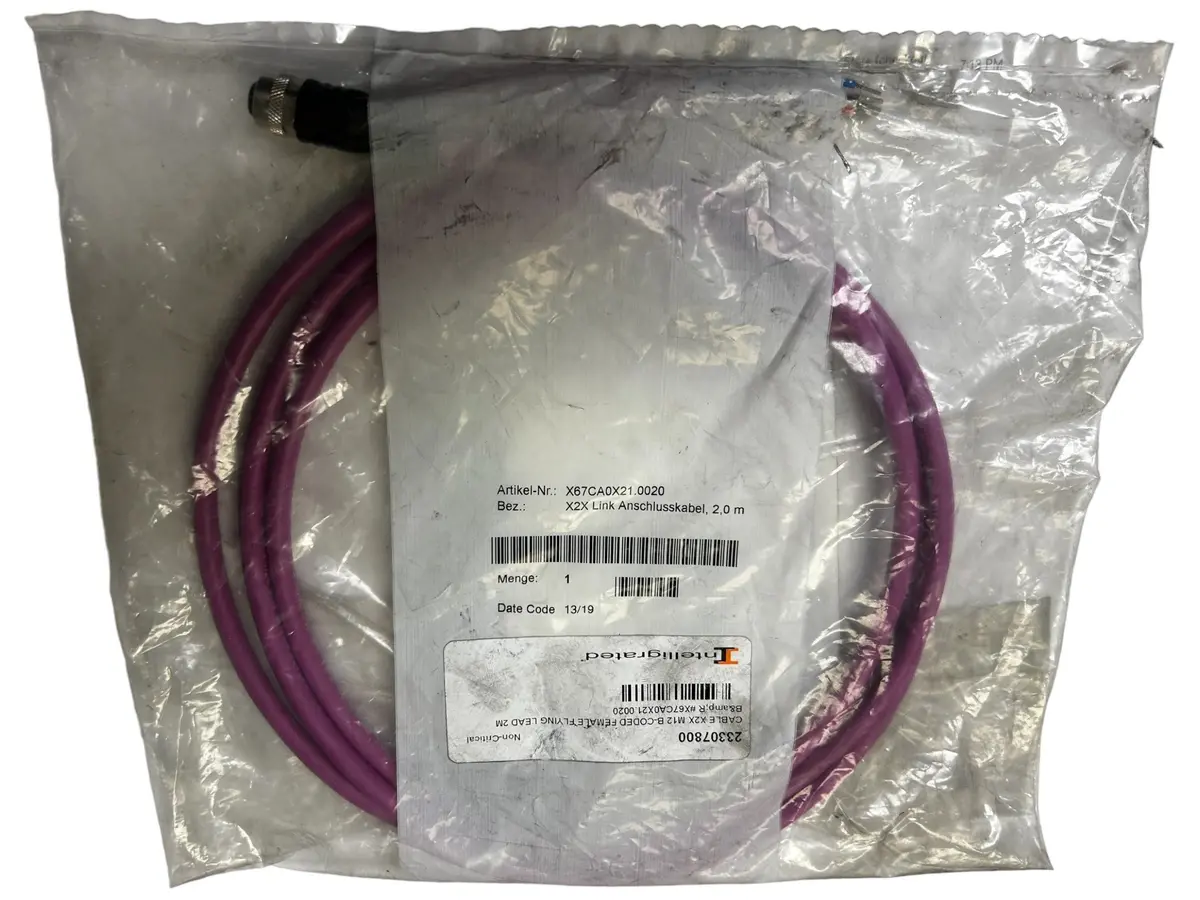 B&R, X67ca0x21.0020, 6034414, 2M, Female Connector, Single- Ended, Cable - New In Original Packaging 1