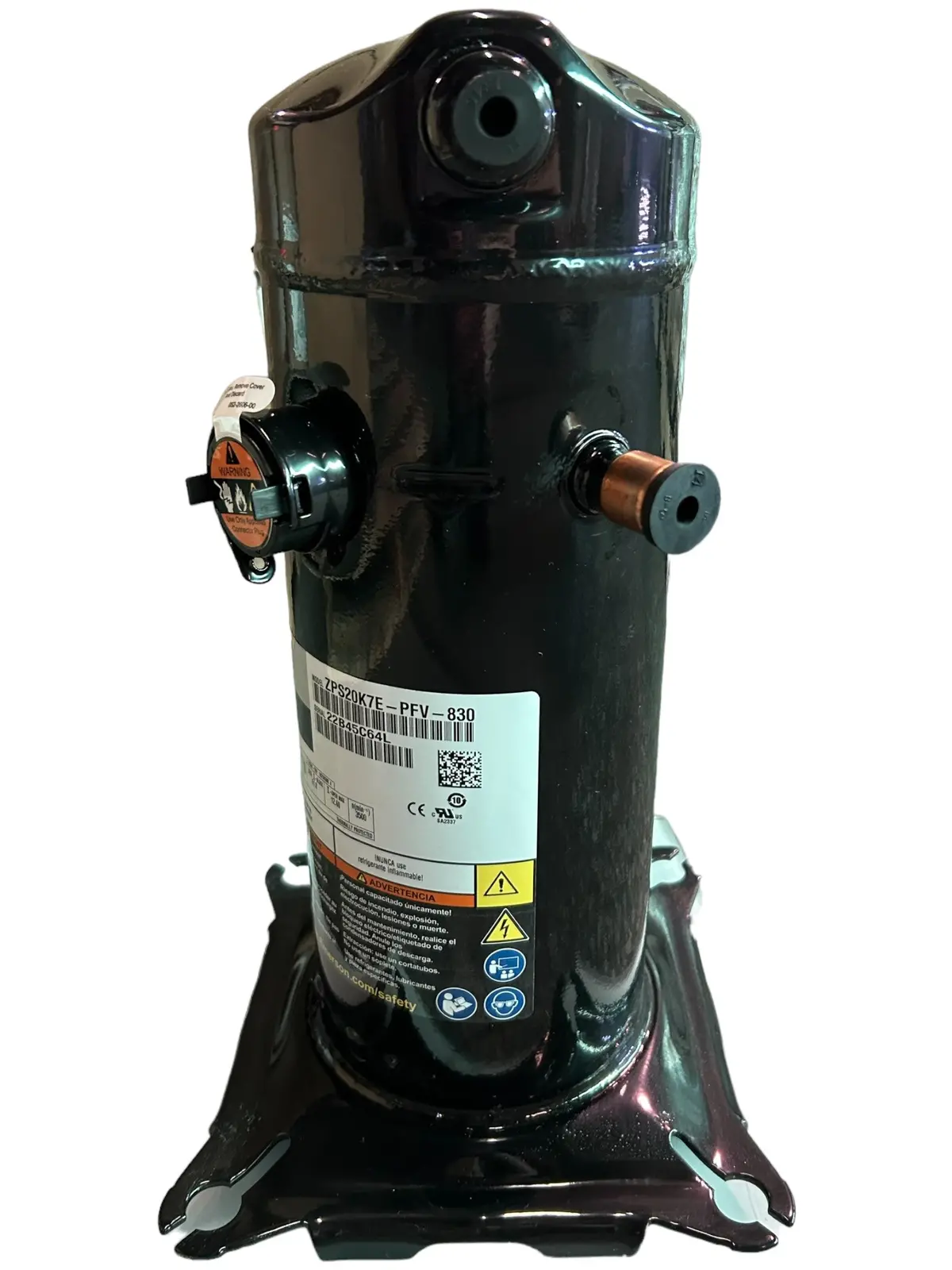 Copeland, Scroll, Compressor, Zps20k7e-Pfv-830, 20000 Btu, 208/230, 1Ph 1