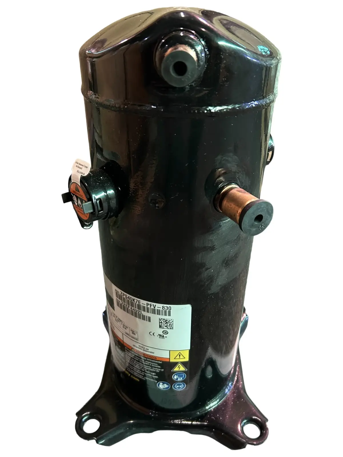 Copeland, Scroll, Compressor, Zps40k7e-Pfv-830, 40000 Btu, R-410A, 208/230 1