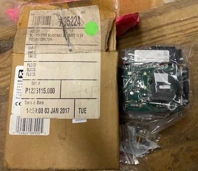 Bl-P000159 Blastrac Dc Drive W 5K Potentiometer 1