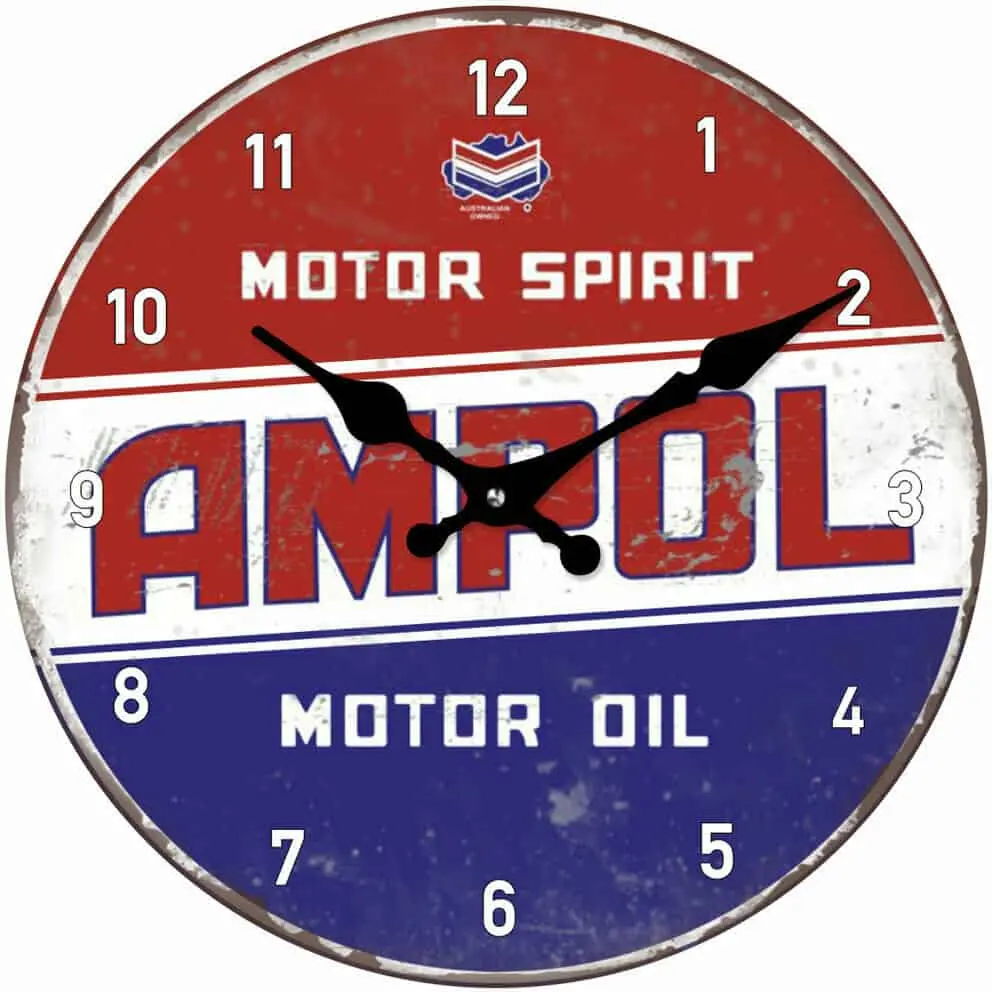 Ampol Motor Oil Clock 1