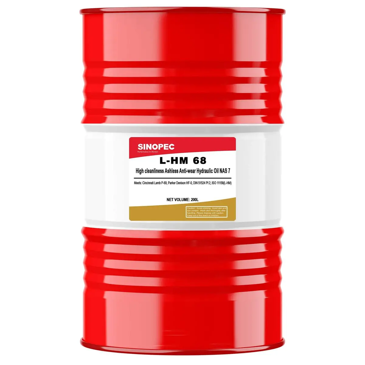 Ashless Iso 68 Zinc-Free Hydraulic Oil - 55 Gallon Drum 1