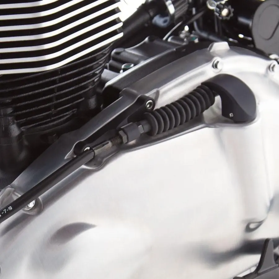 British Customs Billet Clutch Cable Bracket 2