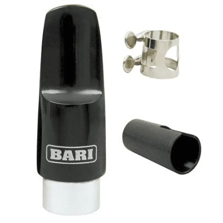 Bari - Rubber Soprano Saxophone Mouthpiece - #60 W/Ligature & Cap 1