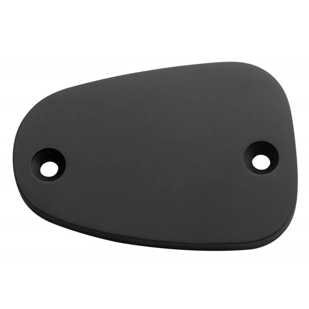 Motone Billet Brake Fluid Reservoir Master Cylinder Cap - Solid Black 1