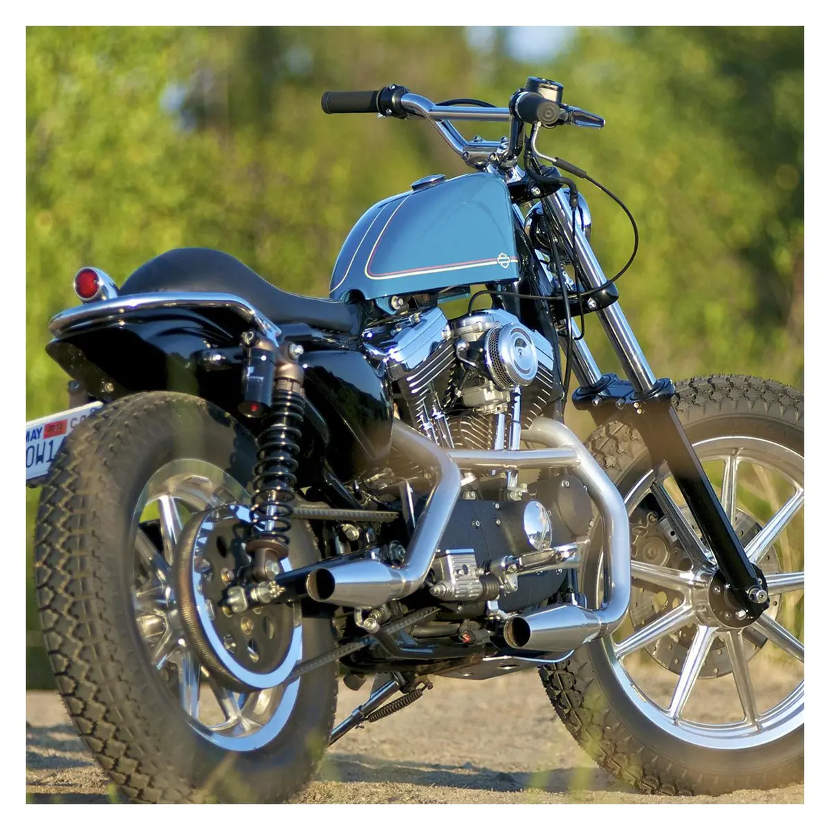 Biltwell Moto Handlebars - 1" Black 2