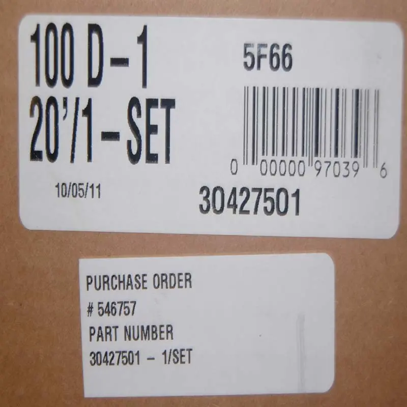 Tsubaki Rs100-D-1 Single 1-1/4" Pitch Attachment Roller Chain 10' Length Pn 30427501 - New In Box 1