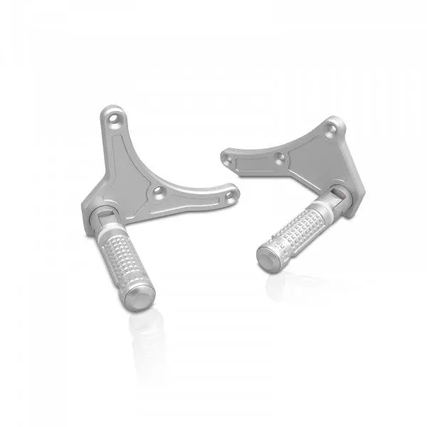 Classicbike Raisch Relax Forward Footrest Kit - - Silver 1