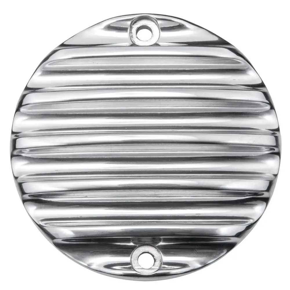 Motone Customs Ribbed Clutch Cover - Polished 1