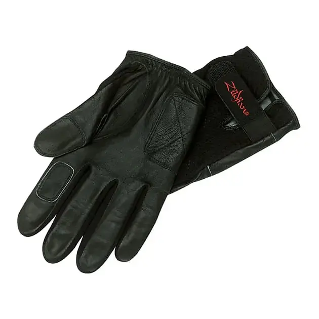 Zildjian Drummers Gloves - Black/Red Finish (1 Pair) 1