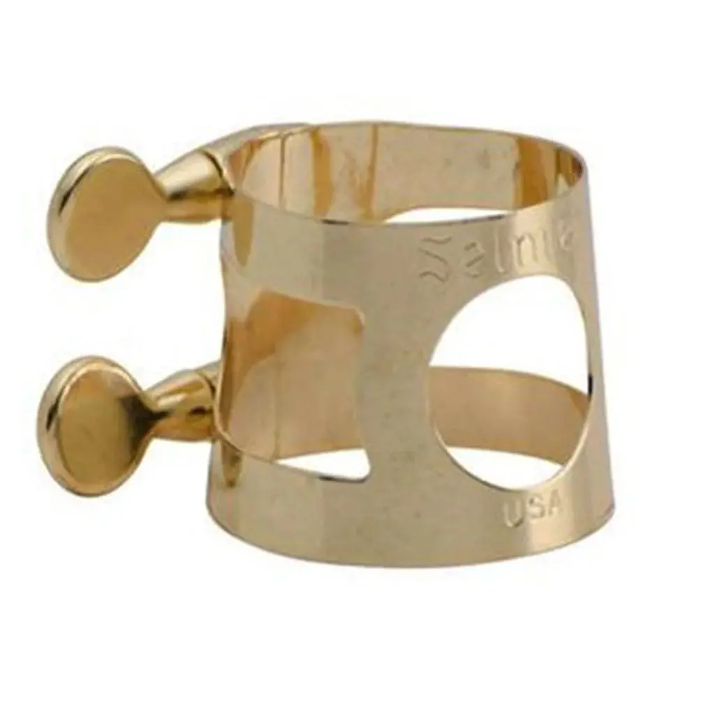 Selmer #1739 - Soprano Saxophone Ligature - Lacquer Gold Finish 1