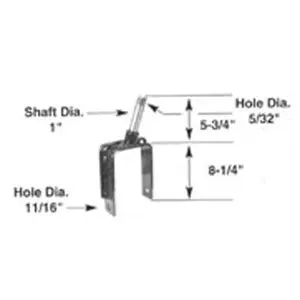 Replaces Dixie Chopper 10201 Caster Yoke | Cys9860 1
