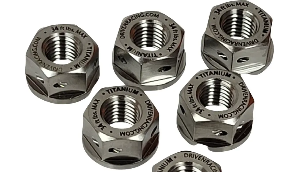 Driven Titanium Sprocket Nuts 1