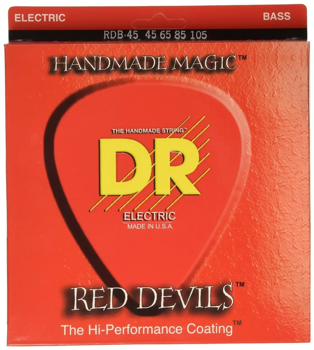 Dr Strings - Rdb-45 - Red Devils - 4-String Bass -  Medium 45-105 - Long Scale (1 Pack) 1
