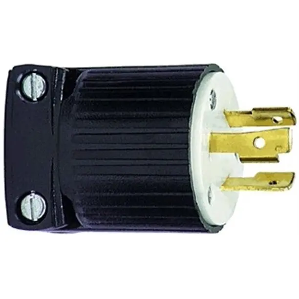 Lot Of 2 - Cooper Wiring L620p Locking 3 Wire Ground Plug- New In Original Packaging 1