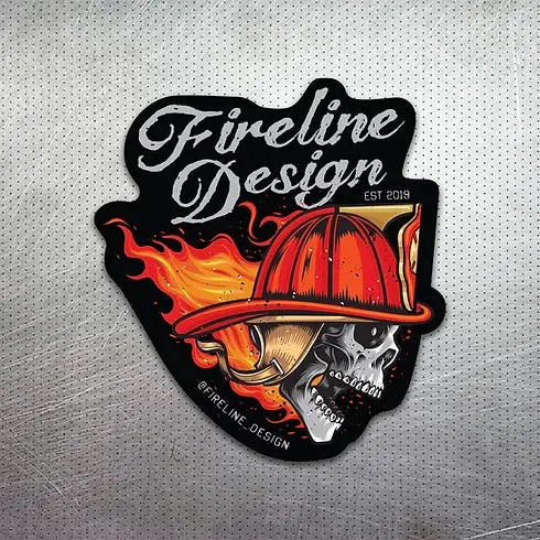 Fireline Design Sticker 1