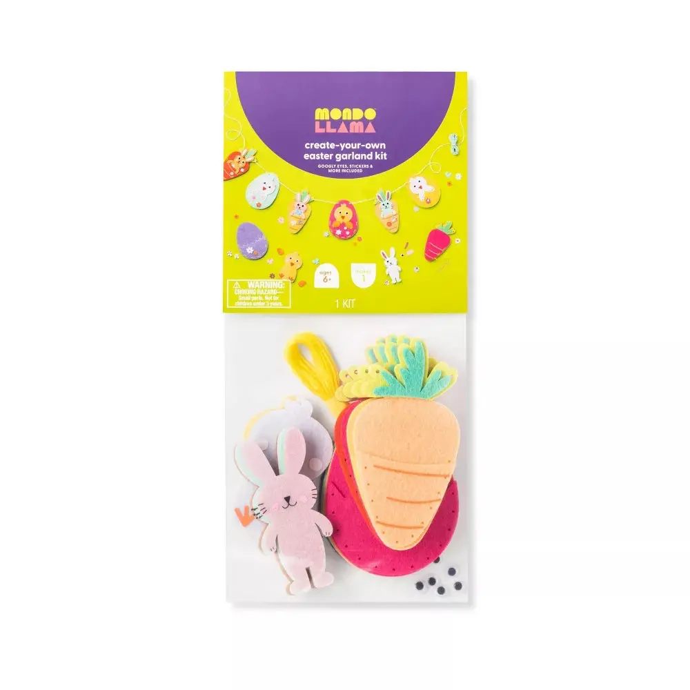 Create-Your-Own Easter Kids' Garland Kit - Mondo Llama 1