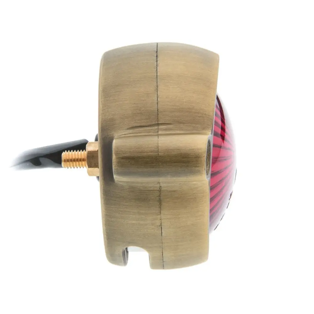 Motone Eldorado Led Tail Light - Brushed Brass Finish 2