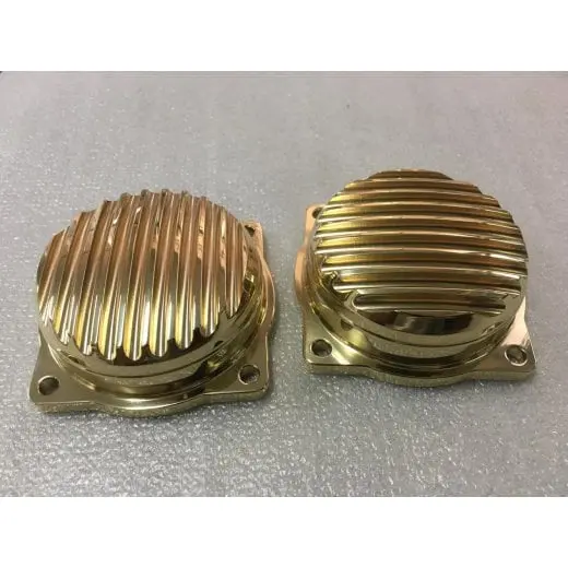 Motone Finned Efi "Carb" Tops - Brass 2