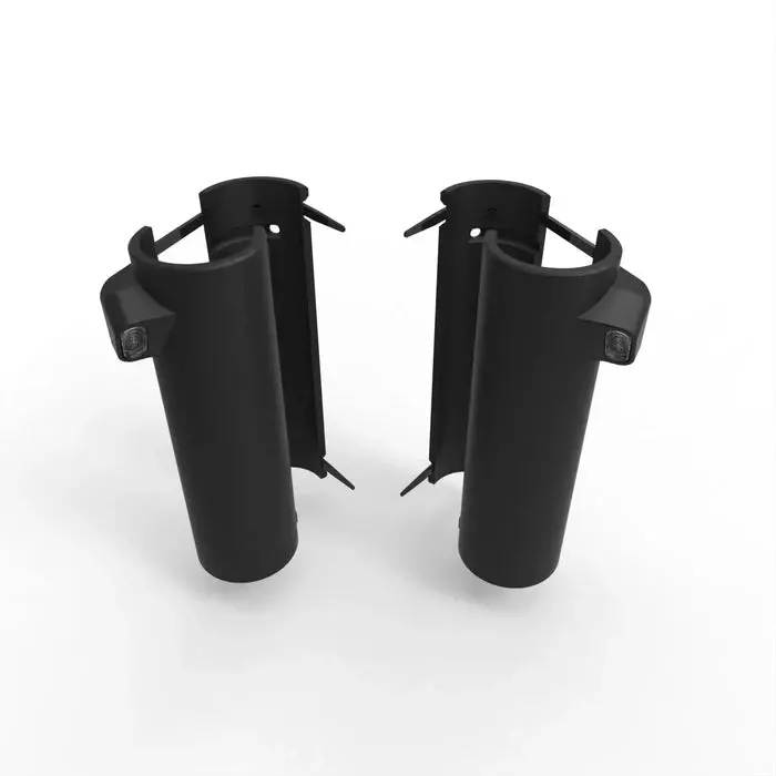 Motoism Seamless Fork Cover Kit With Turn Signals - Triumph Bobber / Speedmaster 47Mm Forks 1