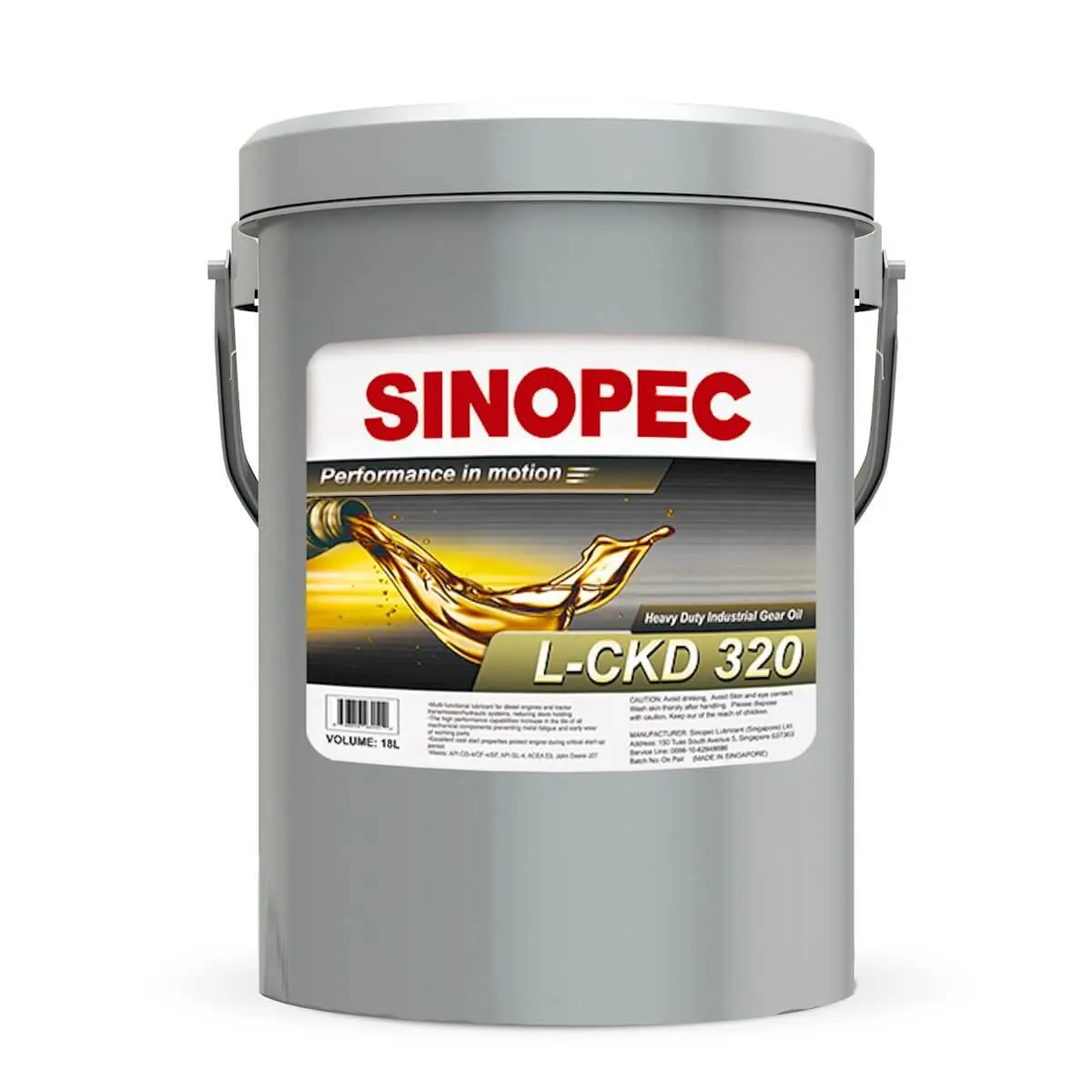 Gear Oil 320 Ep, Agma 6 - 5 Gallon Pail 1