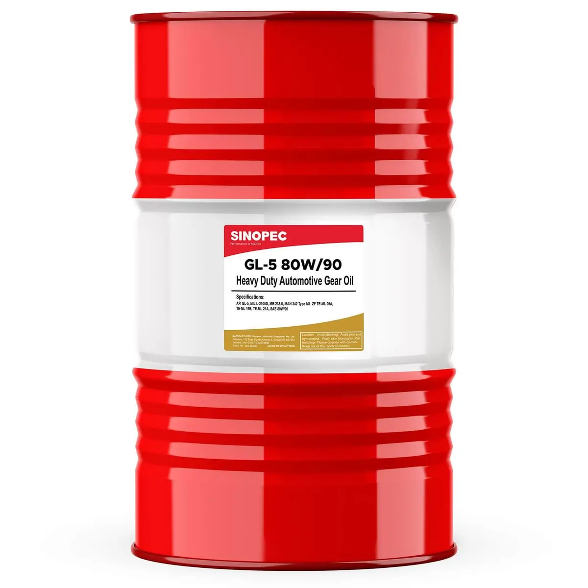 Gl-5 80W90 Heavy Duty Automotive Gear Oil - 55 Gallon Drum 1