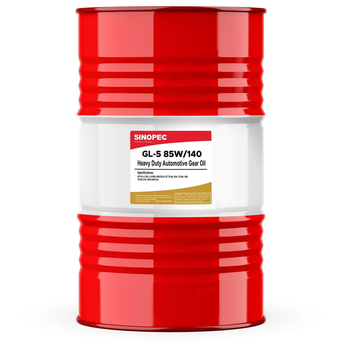 Gl-5 85W140 Heavy Duty Automotive Gear Oil - 55 Gallon Drum 1