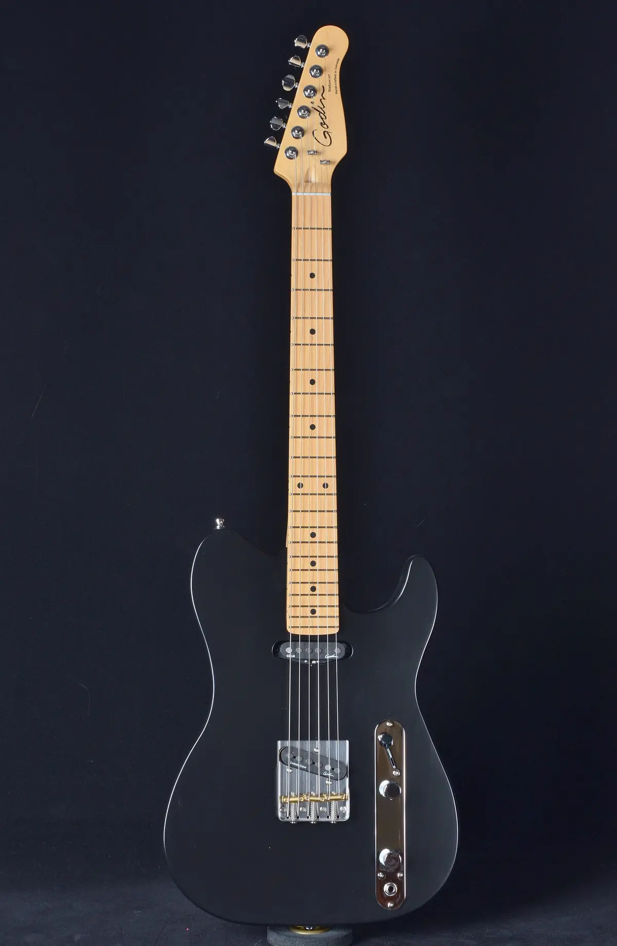 Godin Stadium Ht Matte Black Mn 1