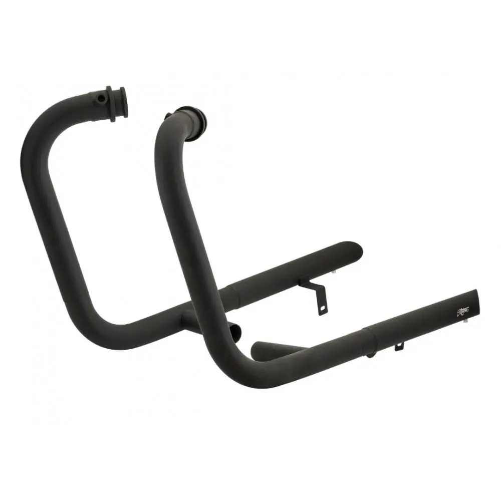 Motone H-Bomb Full Exhaust - Black - Triumph Bobber 1
