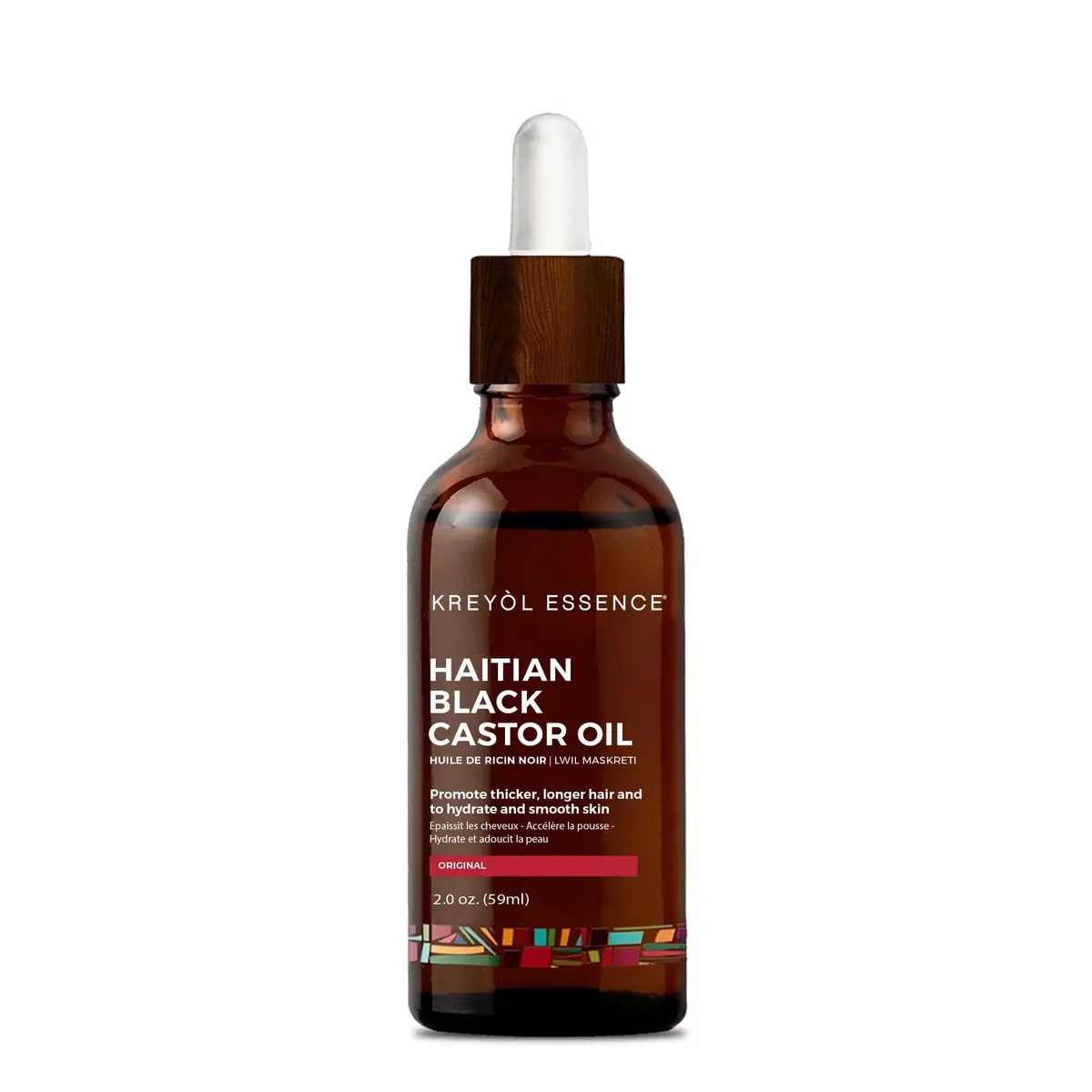Haitian Black Castor Oil - Original Unscented Scalp Oil (2Oz) 1