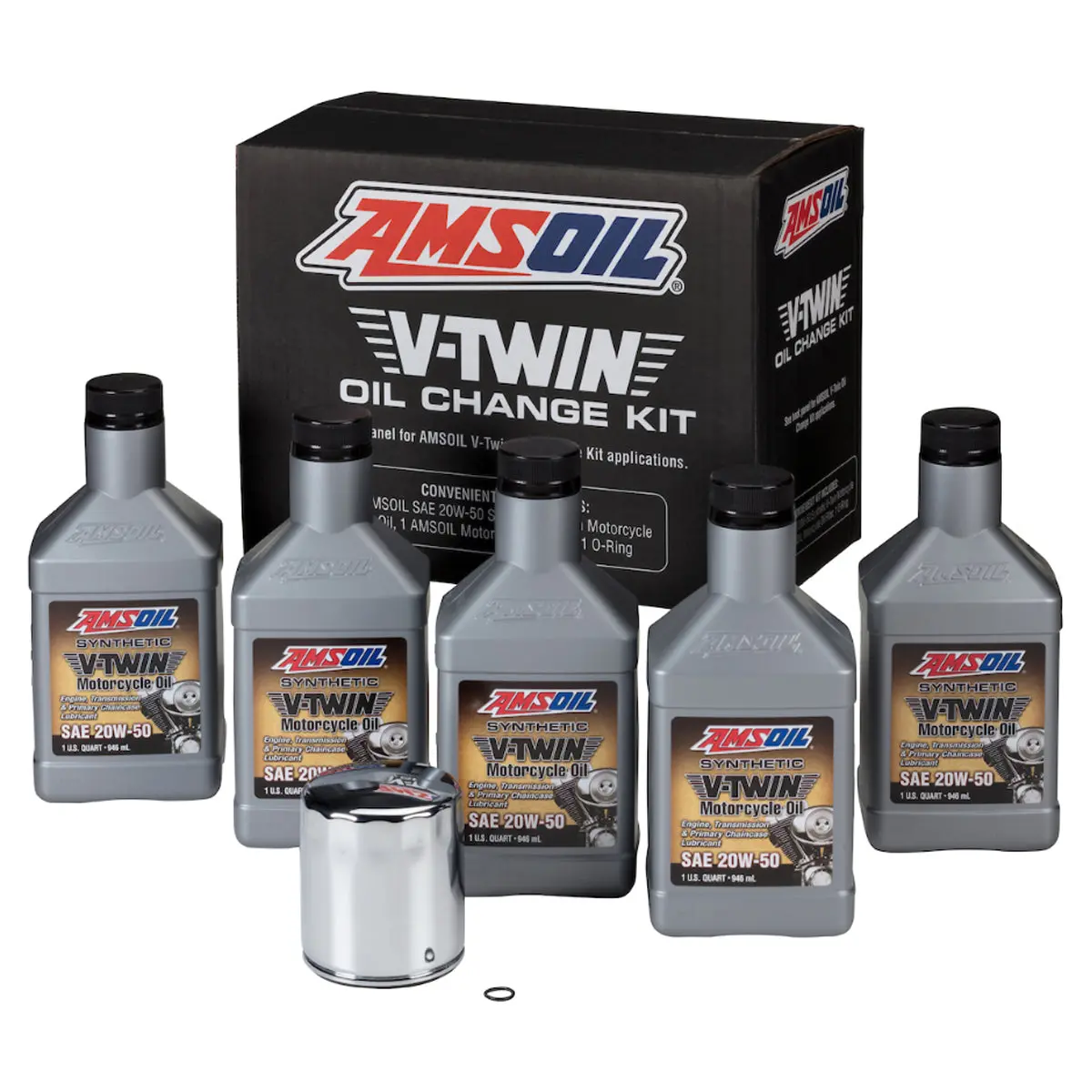 Amsoil V-Twin Oil Change Kit (Hdmc) 1