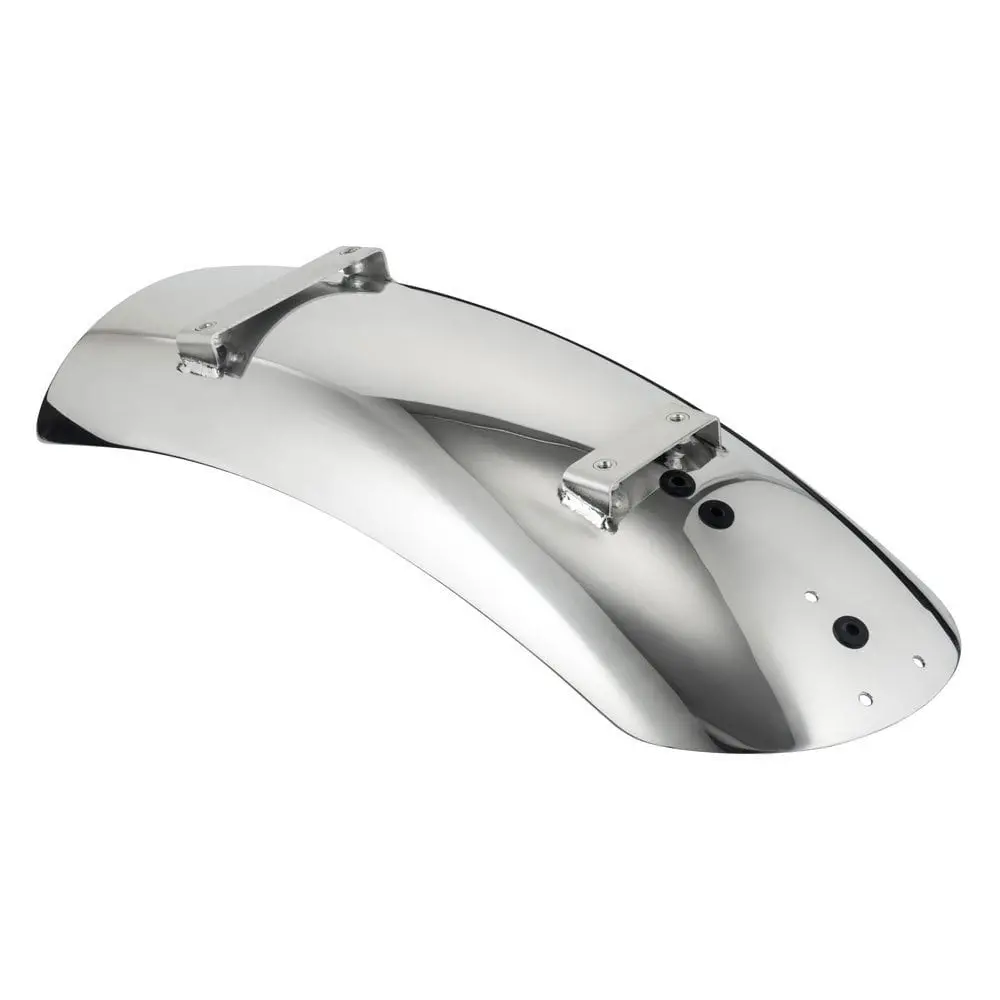 Motone High-Tail Custom Mudguard Predrilled For Fender Mount Light Kits - Polished - 2016+ 1