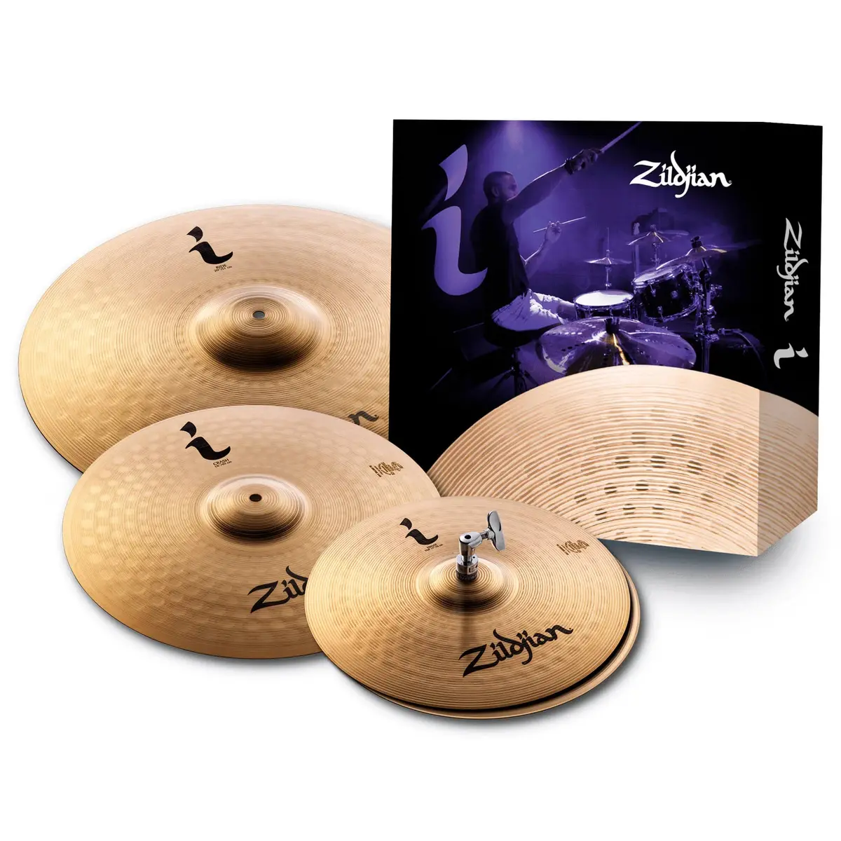 Zildjian - I Standard Gig Cymbal Pack - 14" Hihats, 16" Crash, 20" Ride 1