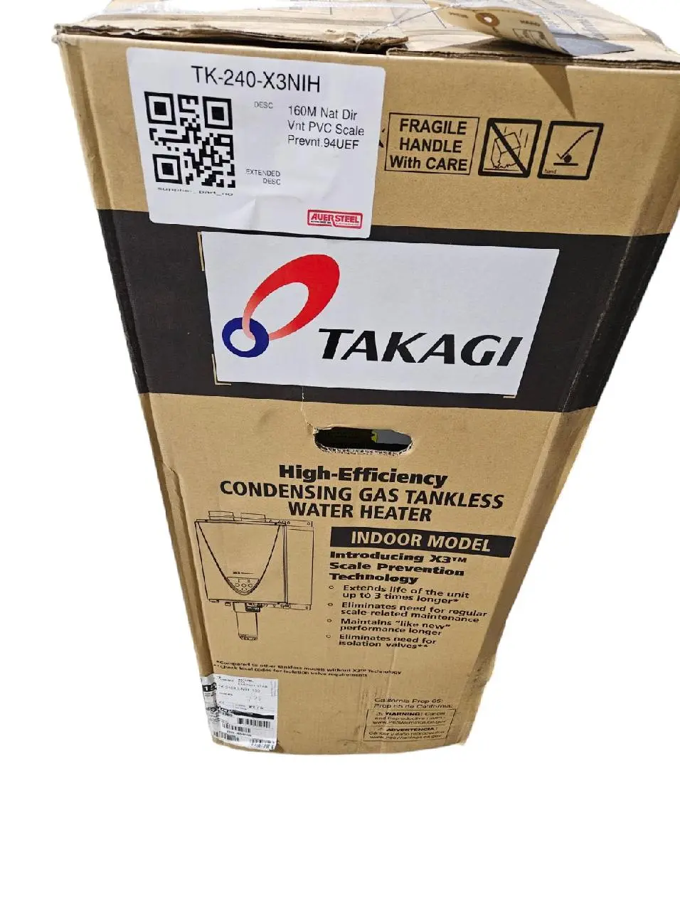 Takagi, Tk-240-X3nih, 160,000 Btu, Natural Gas Tankless Water Heater 1