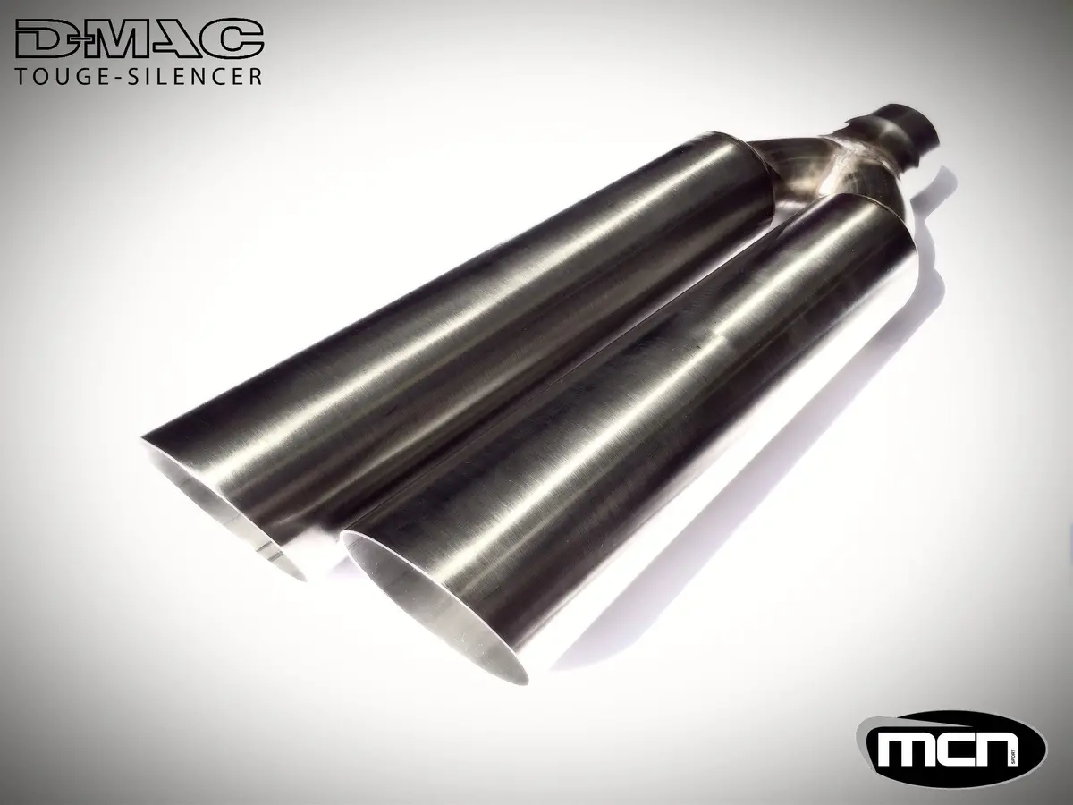 2.5" (63Mm) Inlet D-Mac Touge Silencer 1