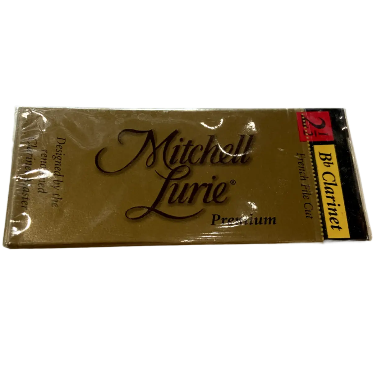 Rico Mitchell Lurie Premium - Bb Clarinet French File Cut Reeds - Box Of 5 - 2.5 Size 1