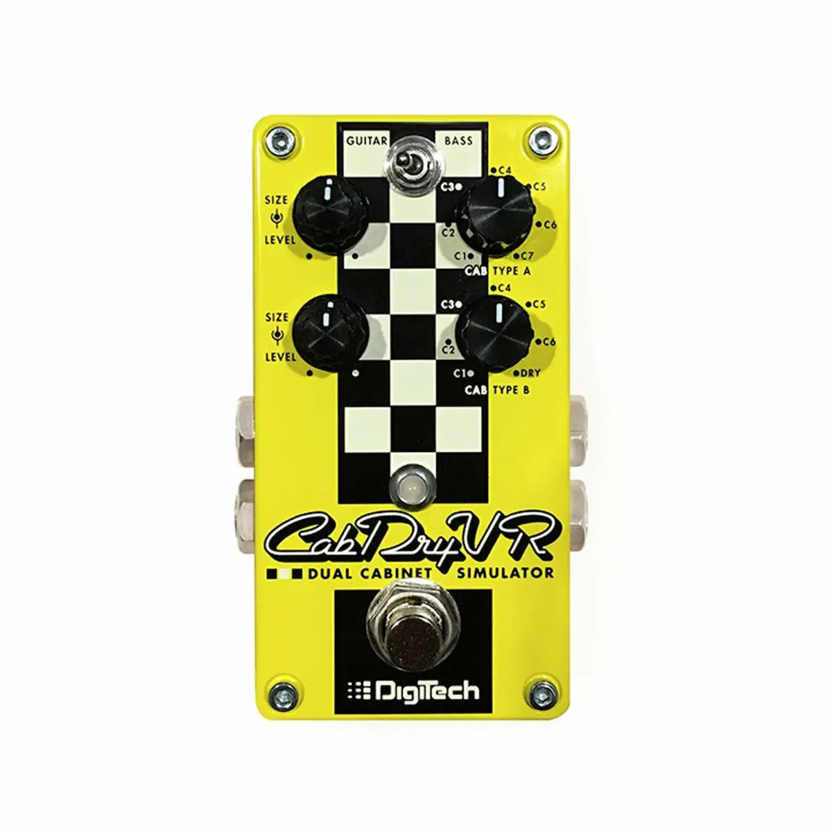 Digitech Cabdryvr - Dual Cabinet Simulator Pedal - Yellow Finish 1