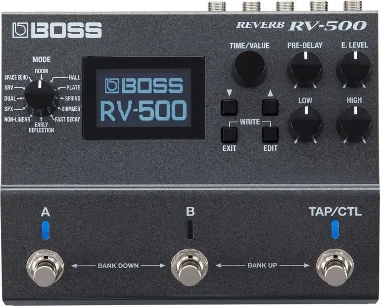 Boss Rv-500 - Multi-Reverb Effects Pedal - Gray Finish 1