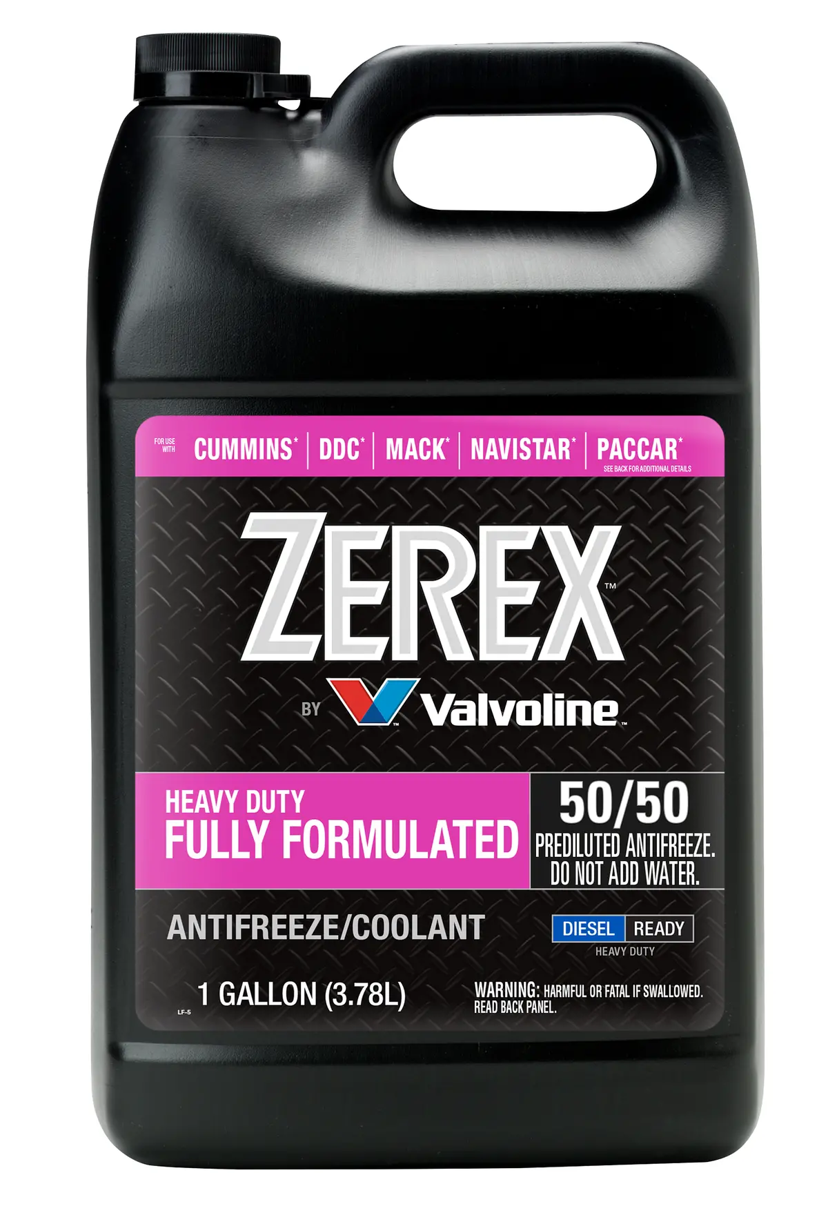 Zerex Heavy Duty Pink Fully Formulated 50/50 Prediluted Antifreeze 1