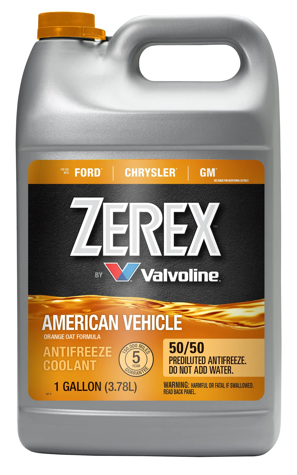 Zerex American Vehicle 50/50 Prediluted Antifreeze 1