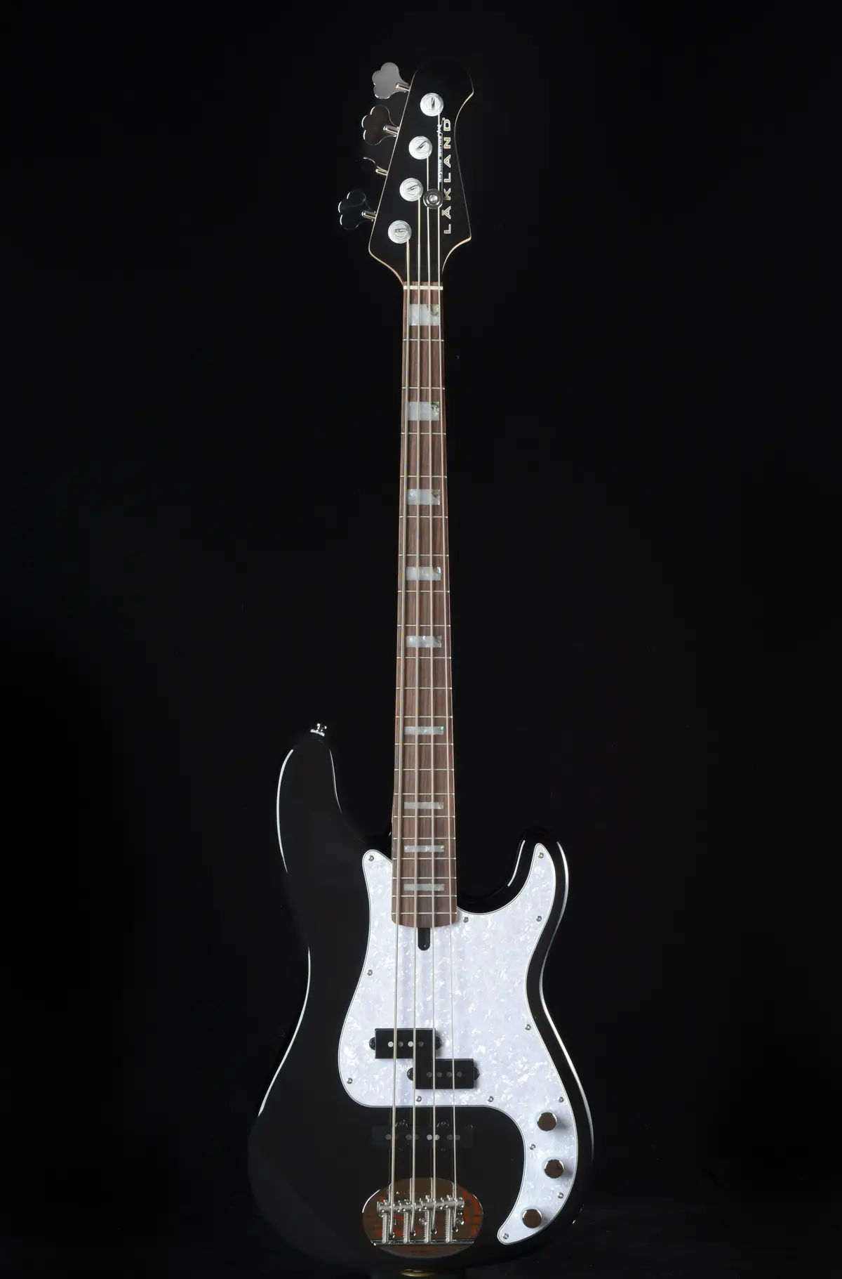 Lakland Skyline 44-64 Custom Pj With J Neck - Black 1
