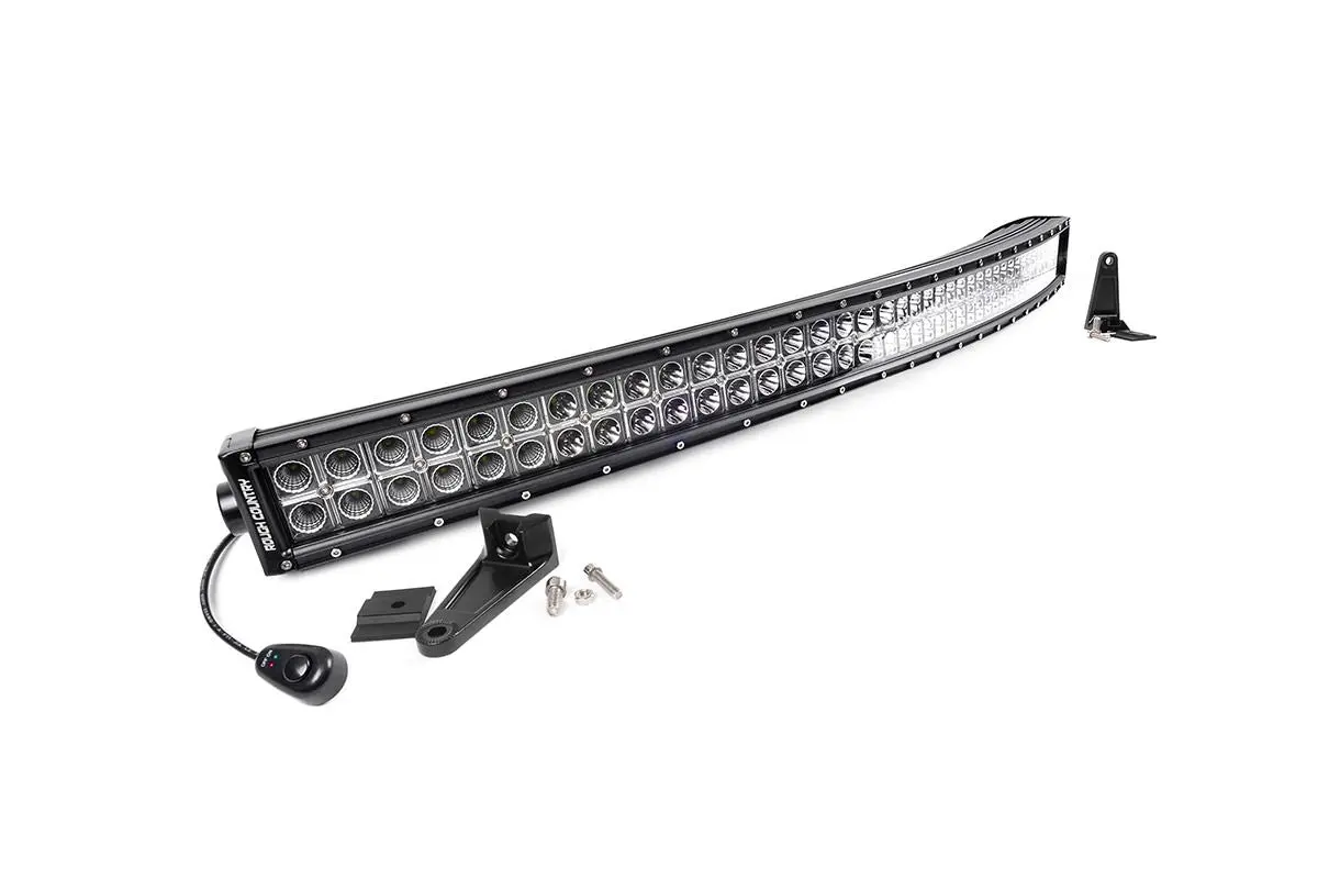 40-Inch Curved Cree Led Light Bar - (Dual Row | Chrome Series) 1