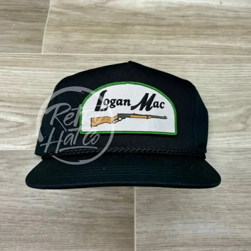 Logan Mac Rifle Patch (Arch) On Black Classic Rope Hat 1