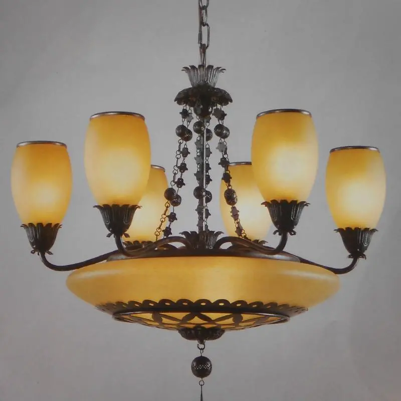 Authenticity Lighting 10-0073-09-22 Mezza Notte 29 Inch Chandelier 1