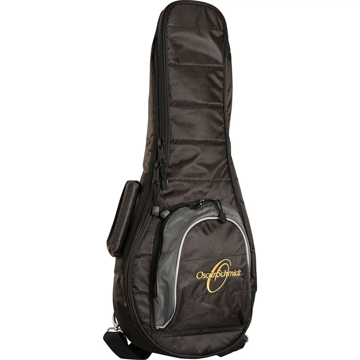 Oscar Schmidt - Tenor Ukulele Gig Bag - Black/Gray Finish 1