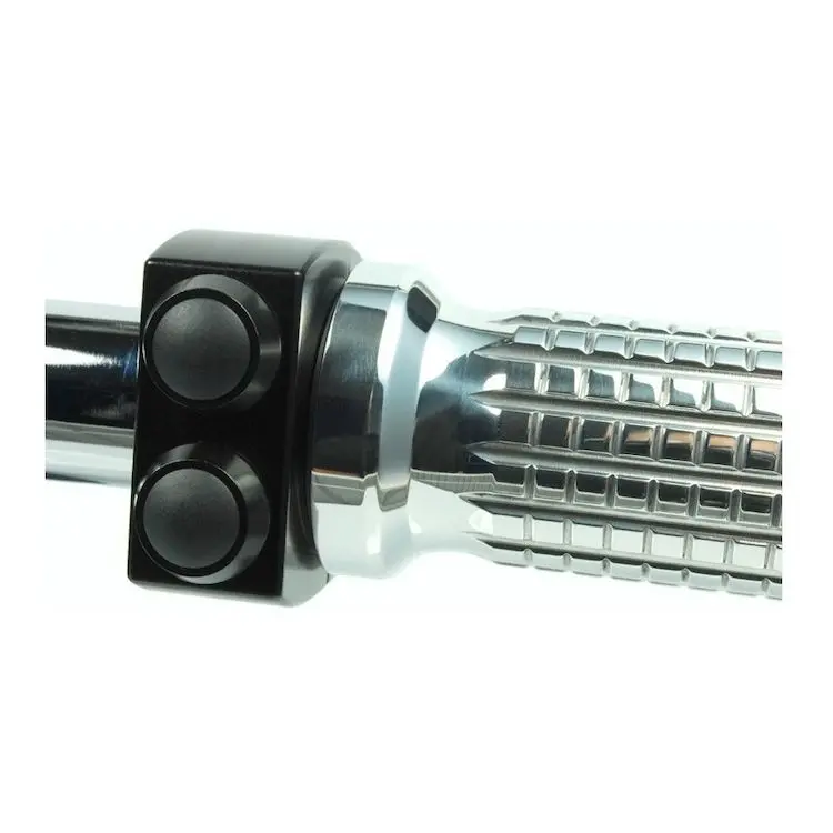 Closeout - Motogadget Mo.Switch 2 Button - Black Housing / Black Buttons - 7/8” 2