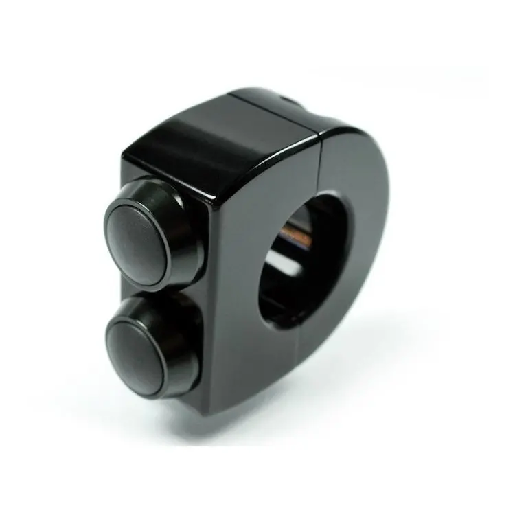 Closeout - Motogadget Mo.Switch 2 Button - Black Housing / Black Buttons - 7/8” 1