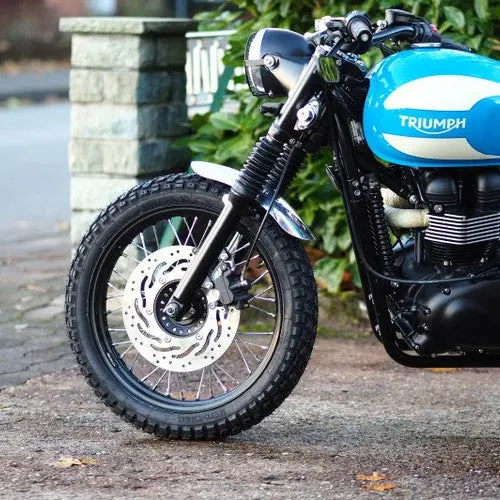 Motone Short Length Front Fender - Polished Or Brushed Aluminum - 2016+ Street Twin, Street Cup, T100, T120, Street Scrambler 2